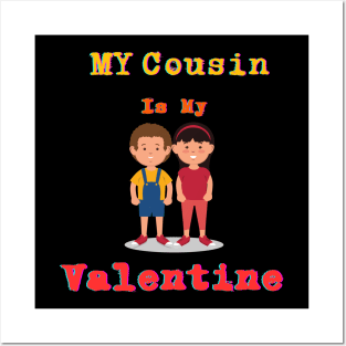 Cousin Connection Tee: Celebrate the Bond of Family and Love this Valentine's Day Posters and Art